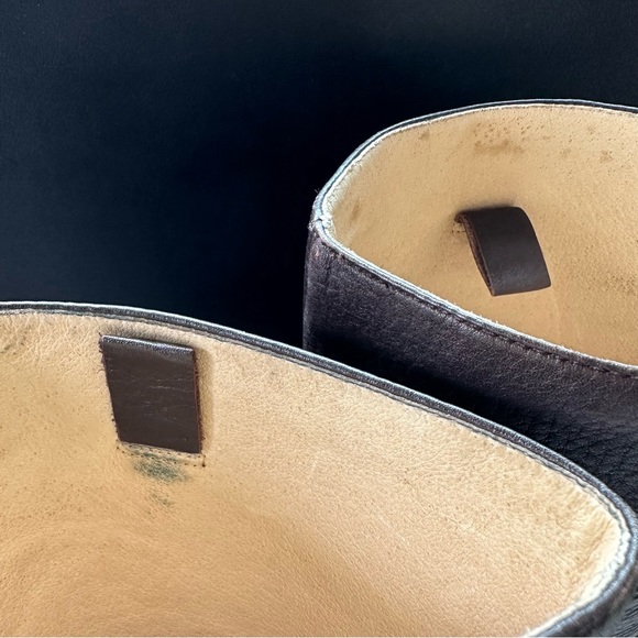 MICHAEL KORS / Penelope Wingtip Pull On Leather Boots / Dark Brown / Size 9.5 - Picture 14 of 16